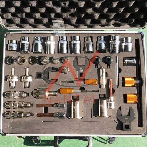 NANTAI NICE 40 pcs set common rail injector disassemble tools, common rail injector repair tools, common rail injector tools