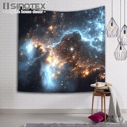 Wall Hanging Galaxy Tapestry 3D Printed Soft Polyester Outer Space Carpet Yoga Beach Towel Starry Sky Sheet 4 Sizes Home Decor