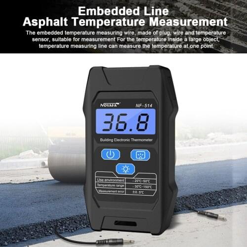 NF-514 Portable Building Electronic Temperature Tester High Accurancy LCD Display Temperature Measuring Instrument