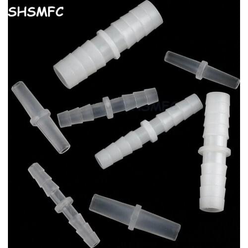 3-200cs/lot 3-14mm Plastic Connectors Drip Irrigation Fittings Aquarium Fish Tank Air Pump Aerator Flat Mouth/Pagoda Hose Joints