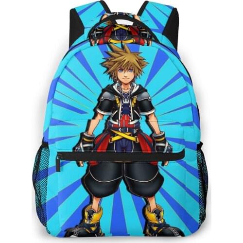 Kingdom Hearts Backpack for Girls Boys Travel RucksackBackpacks for Teenage school bag