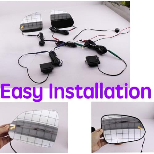 Car BSD System BSA BSM Blind Spot Detection Driving Warning Safety Radar Alert Light System For all Cars