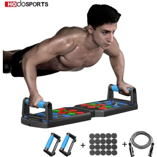 Folding Push-up Board Multifunctional Exercise Table Portable Fitness Equipment Abdominal Enhancement Support Muscle Exercise