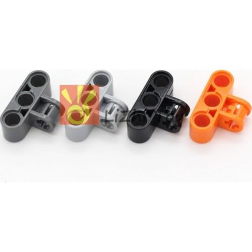 Technology Parts 63869 Axle and Pin Connector Perpendicular Triple Bricks Building Blocks Parts Accessories Compatible Toy