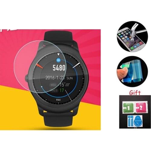 3PCS For ticwatch 2 Smart Watch Screen Protector Premium Tempered Glass Soft Nano Explosion proof Protective Clear Film Guard