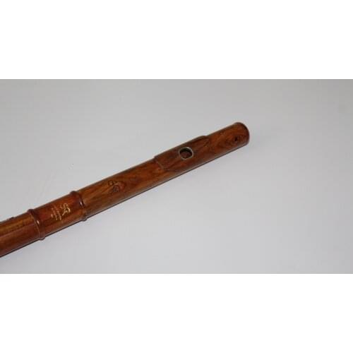 First and ONLY ONE- Yellow Pear Wood Flute-B foot-Open Hole-Split-E-Offset-G-Silver Plated-Star River(SR)