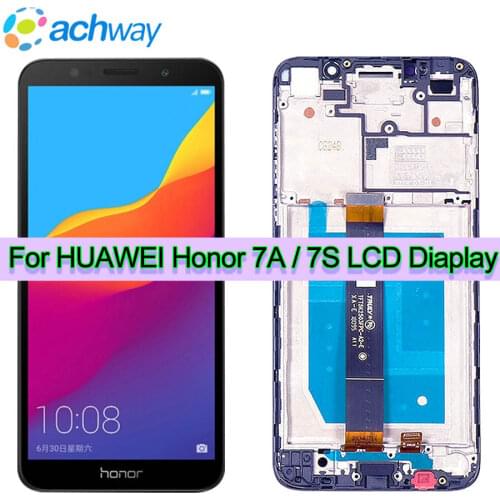 For Huawei Honor 7A LCD Display Touch Screen Digitizer for Honor 7S DUA-L22 DUA L02 LCD For Honor 7A Display Screen Replacement