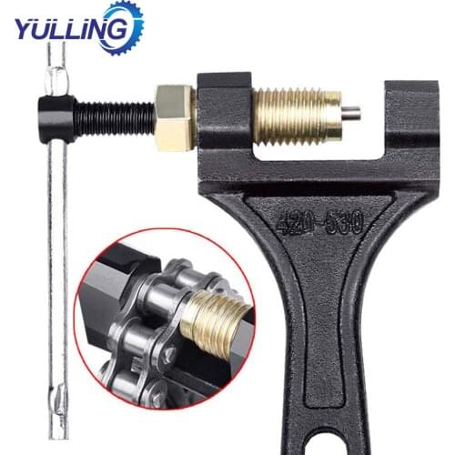 1pc Motorcycle Chain Link Remove Hard Disk Breaker Separator Dirt Tool Bike 420-530 For Motorcycle / ATV / Mower Chain Splitter
