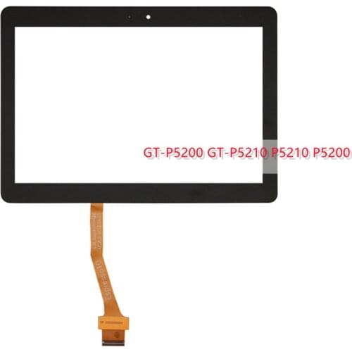10.1" For Samsung Galaxy Tab 3 10.1 GT-P5200 P5200 GT-P5210 P5210 Front Touch Screen Digitizer Panel Glass Sensor
