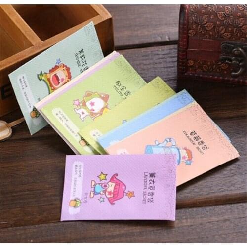 12pcs/set Natural Sachet Wardrobe Scent Bag Air Fresh bathroom wardrobe closet removal odor Smell Incense for odor removal