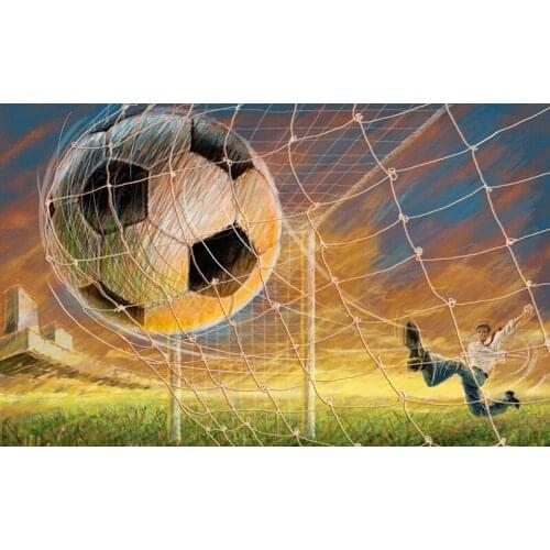 5d diy Diamond Embroidery Soccer Ball Goal Icon Full Diamond Stitch Cross Stitch Sewing Decoration Diamond Painting Football