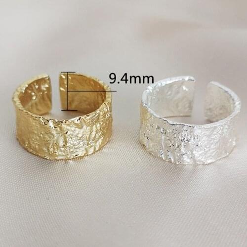 Prevent Allergy 925 Sterling Silver Wedding Rings New Creative Geometric Handmade Anillo Accessories Jewelry Gifts