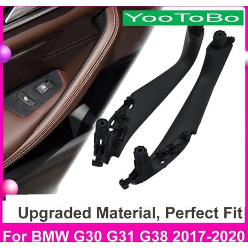Car Front Rear Left Right Inner Interior Door Pull Handle G30 G31 G38 Armrest Trim Cover Panel For BMW NEW 5-series 525 528 530