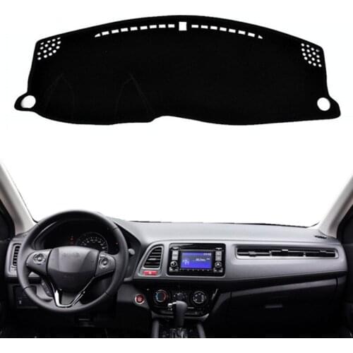 Car Styling Dash Mat Dashboard Cover Pad Dashmat Sun Shade Instrument Carpet For Honda HR-V HRV Vezel 2014 2015 2016 2017 2018
