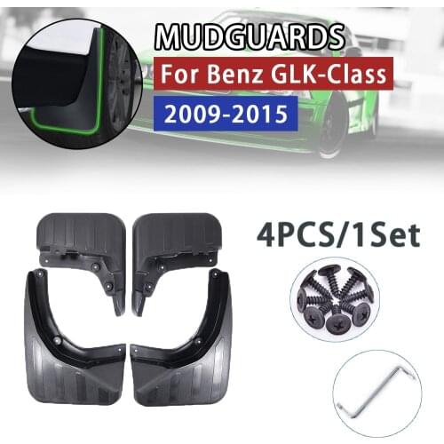 Mudflap for Mercedes Benz GLK Class X204 2009~2015 200 250 300 350 Fender Mud Guard Splash Flap Mudguard Accessories 2010 2011