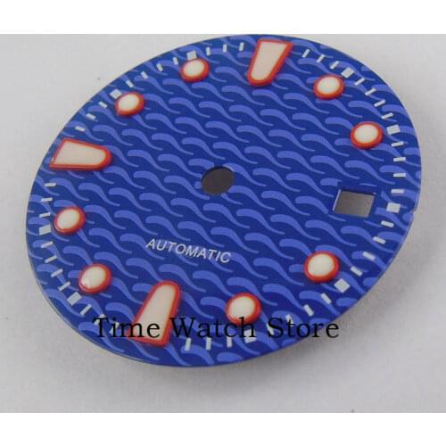 28.5mm Date Window Watch Sterile Dial fit 2824 MingZhu 3804 MIYOTA 8215 8205 movement