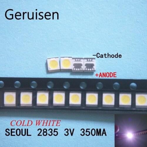 FOR SEOUL High Power LED 100PCS LED Backlight 1210 3528 2835 1W 100LM Cool white SBWVT120E LCD Backlight for TV TV Application