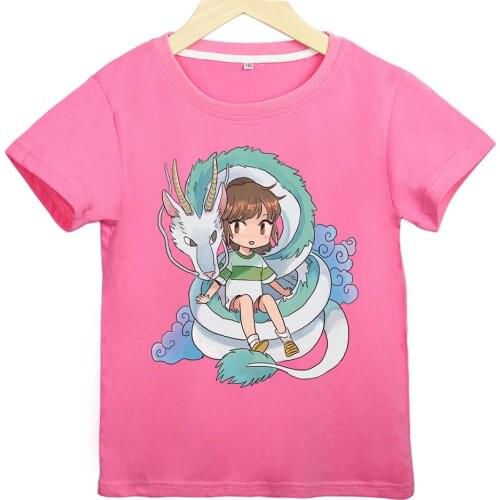 Cartoon Printed Sports and Leisure Short-sleeved T-shirt Tops for Boys and Girls Summer T-shirts Kids Summer Clothes Kid Clothes