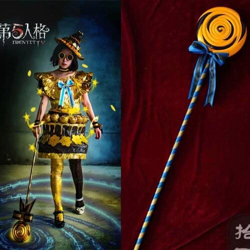 Hot Game Identity V Blind girl Helena Adams Game Skin Lollipop Cosplay Prop Walking Stick Canes Cosplay Prop 115cm