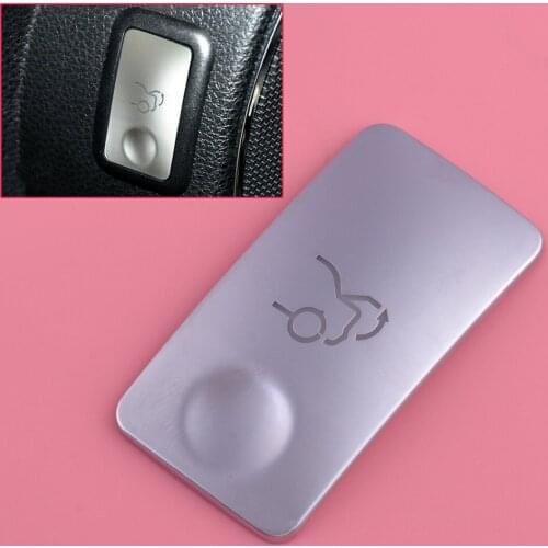 Rear Trunk Lock Unlock Button Sequin Trim Silver Fit For Mercedes Benz C Class W204 4 Door 2014 2013 2012 2011 2010-2008 2007