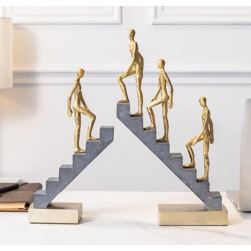 Creative Thinker Statue Retro Character Sculpture Art Office Decor Home Decor Bookshelf Desk Decor culptur thinker statu decor