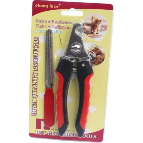 Dog Cat Puppy Pet Professional Nail Clipper with File Animal Nail Scissor Nail Cutter Nailclippers Pet Supplies Complete set