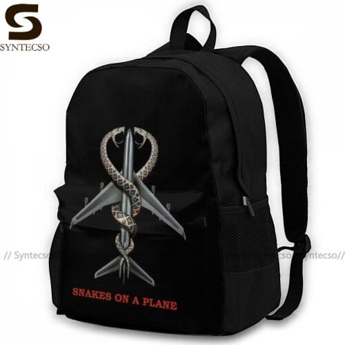 Snakeskin Backpacks Female Big Cool Backpack Polyester School Bags