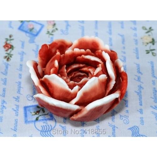 Silicone Forms Flower Soap Mold Rose Silicone Molds Candle Mould Moulds PRZY for Cake Decorations Soap Making Mould Aroma Stone