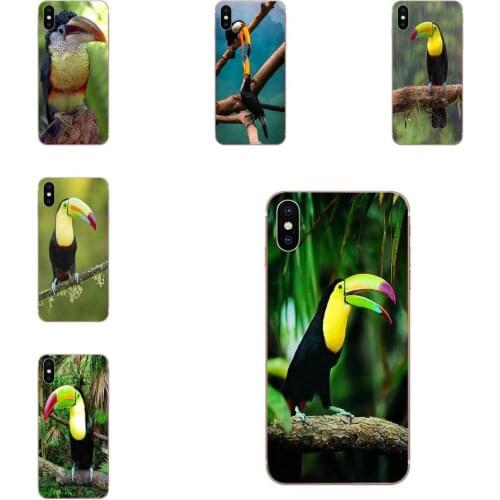 Tropical Toucans Soft TPU Accessories Pouches For LG G7 ThinQ G5 G6 K50 K40 K8 Q7 Q60 V40 V30 V20 V10 2018 Power 2 3Q Stylus