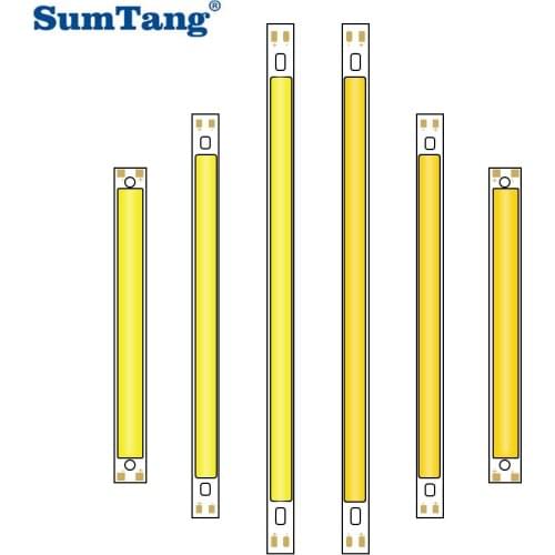 5pcs/lot Ultra Bright 12V COB LED Strip 10-15W 110-130lm/w 150*10*1.5MM Warm White Cool White for DIY Lighting