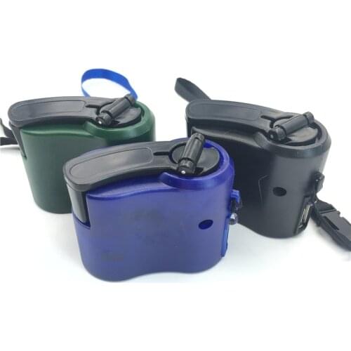 USB Phone Emergency Charger Multi Tool Camping Equipment Camping DC 6V 300mA Hand Crank Travel Charger Outdoor Survival Tool