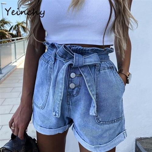 Yeinchy Women's High Waist Shorts