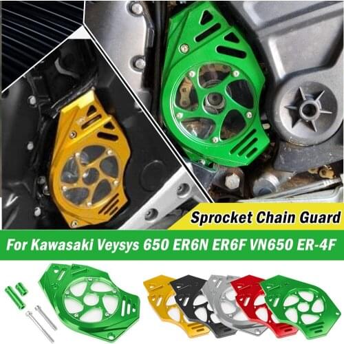 Motorcycle Frame Front Sprocket Chain Guard Cover Slider Protector for Kawasaki ER6N Ninja 650R Ninja400 Versys Vulcan VN 650