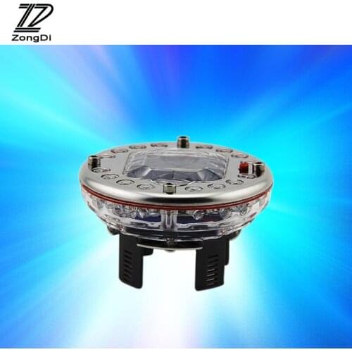 ZD 1X Car wheel hub light Solar LED Wheel hub lamp For VW polo golf 4 5 6 Renault megane duster logan Volvo s60 xc90 Accessories