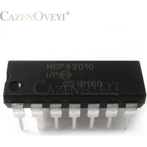 1pcs/lot MCP42010-I/P MCP42010 42010 DIP-14 In Stock