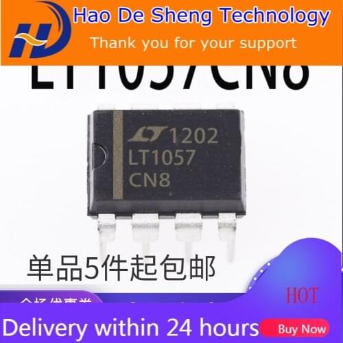 10PCS/LOT LT1057ACN8 LT1057CN8 LT1057CS8 Input Precision High-speed Double Operational Amplifier New Original In Stock