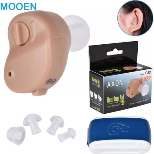 2020 best Cheap Hearing Aid Ear for Deafness Sound Amplifier Adjustable Hearing Aids Super Ear Hearing Amplifier for the Elderly