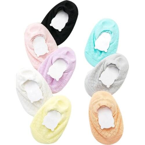 3Pair/lot Childrens socks summer cotton baby kidss socks non-slip baby floor socks