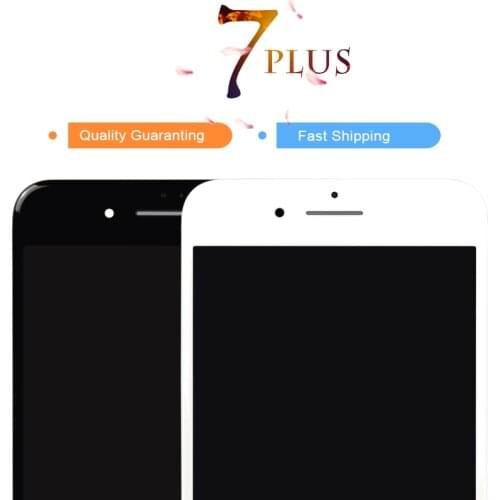 5pcs AAA For iPhone 7 Plus 7+ LCD Black White 100% Test No Dead Pixel For iPhone 7P Screen Digitizer Assembly Replacement +Gifts
