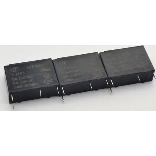 5PCS Industrial electronic circuit board DIY Hf46f - 005 012024-hs1 5V 12V 24V 5a250vac relay