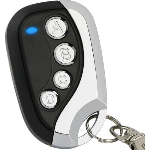 4 buttons ABCD wireless remote control RF control 433mhz electric garage door remote control key controller