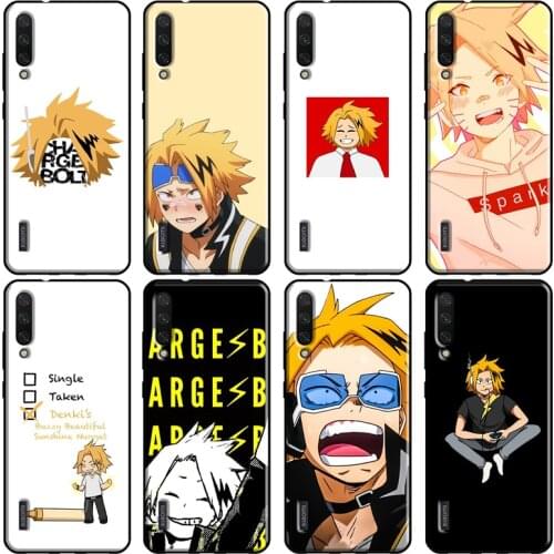 My Hero Academia Denki Kaminari Cover For POCO X3 NFC M3 Case For Xiaomi Mi Note 10 Lite A2 8 9 Mi 9T 10T Pro Mi 11 Back Cover