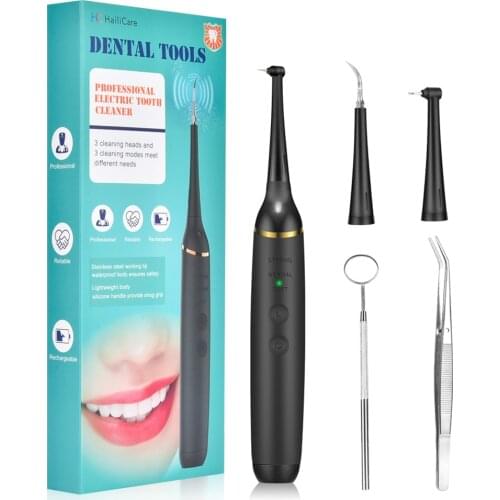 Electric Ultrasonic Dental whitener Scaler Teeth Whitening kit teeth Calculus Tartar Remover Tools Cleaner Tooth Stain Oral Care