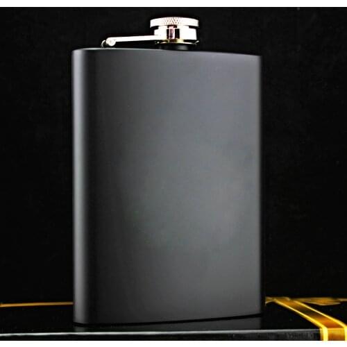 8 Oz Stainless Steel Hip Flask Alcohol Liquor Whiskey Bottle Wine Pot 8oz Flask Logo Customized Engraved Hip Flask Whiskey Flask