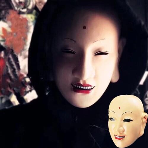 Halloween Horror Demon Slayer Fun Masks Masquerade Carnival Tang Monk Costume Makeup Cospaly Props Men Unisex Adult Party Mask