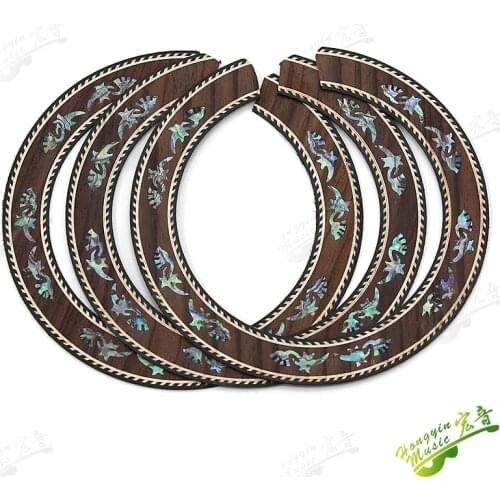 3PCS Guitar Sound hole Inlay Rose wood For Classical guitar Guitar Accessories YKQ61