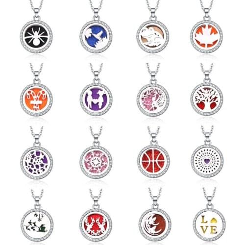 Beautiful flower fairy open Aromatherapy lockets Perfume aroma diffuser Essential oil locket pendant necklace fashion jewelry