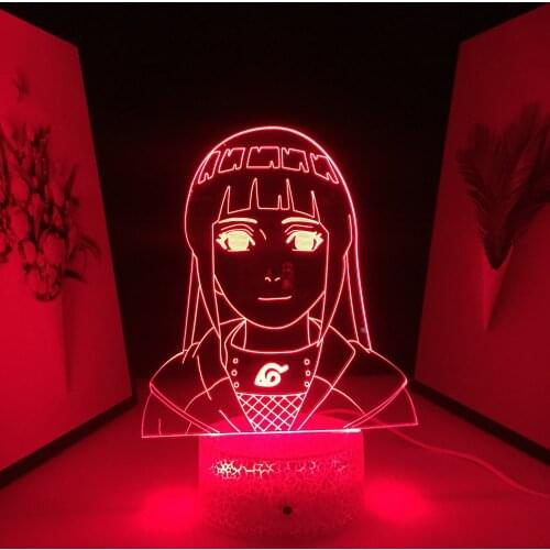 Beautiful Girl Figure Ornaments 3D Night Light Home Decor for Couple Children Festival Birthday GiftsWhite Cracked Base Lamp