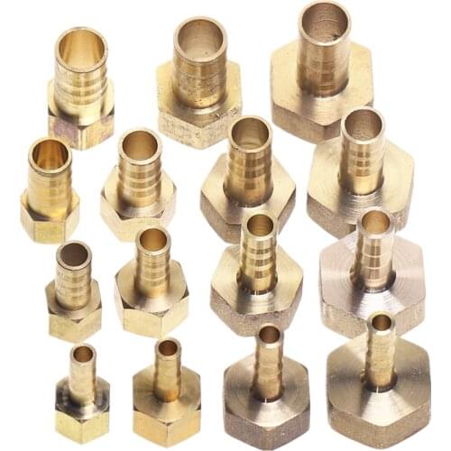 Brass Hose Fitting 4mm 6mm 8mm 10mm Barb Tail 1/8" 1/4" 1/2" 3/8" BSP Female Thread Copper Connector Joint Coupler Adapter