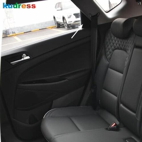 Door Speaker Cover Trim For Hyundai Tucson 2019 2020 Carbon Fiber Car Styling Triangle Frame Stickers Interior Accessories